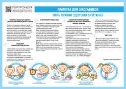 Памятка Роспотребнадзора